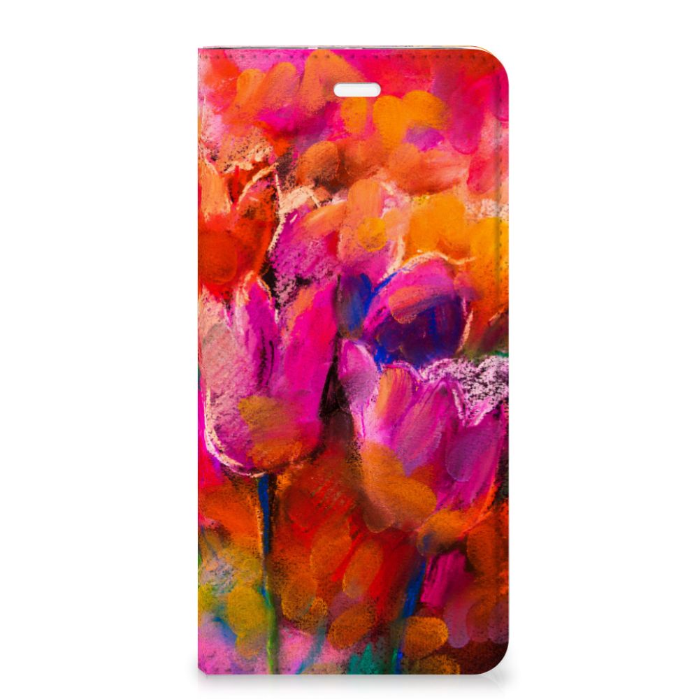 Bookcase Huawei P10 Plus Tulips