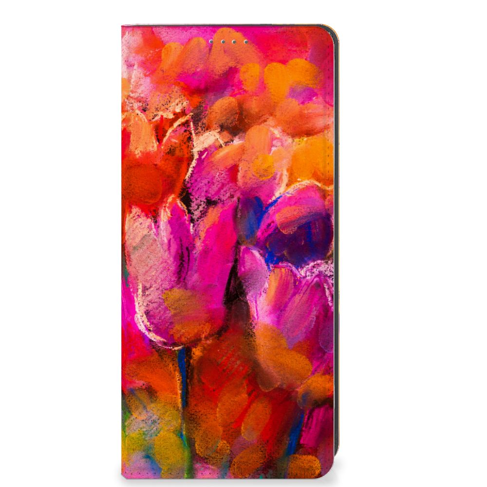 Bookcase OPPO A78 | A58 5G Tulips