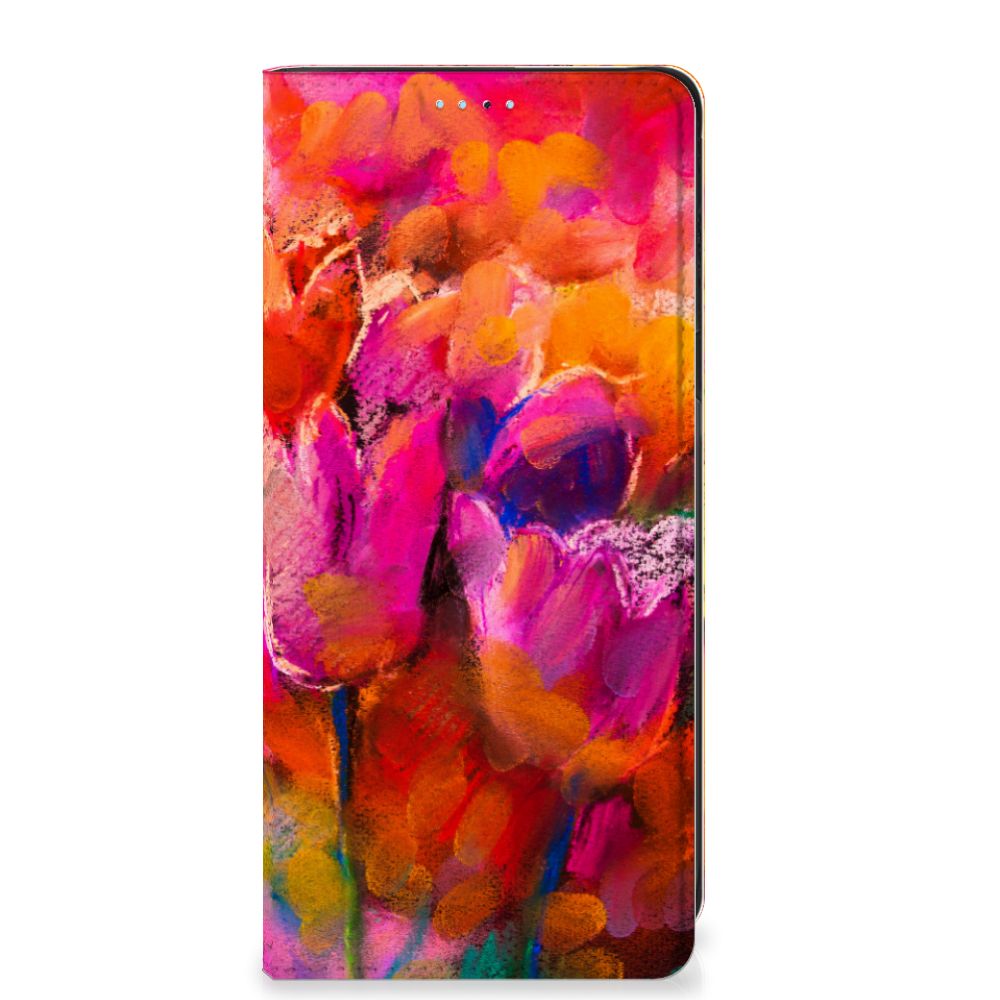 Bookcase Xiaomi Redmi Note 11/11S Tulips