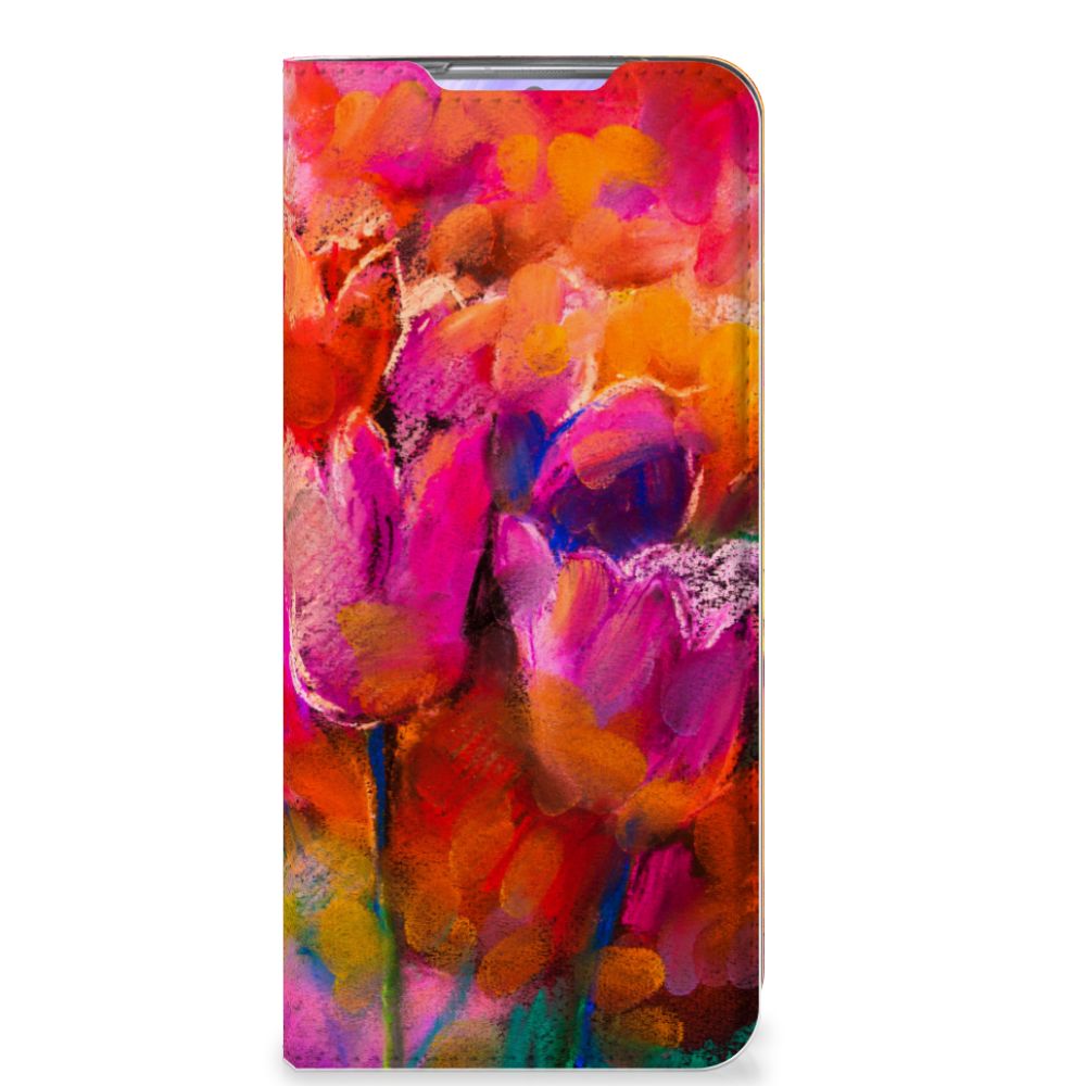 Bookcase Samsung Galaxy S20 Tulips