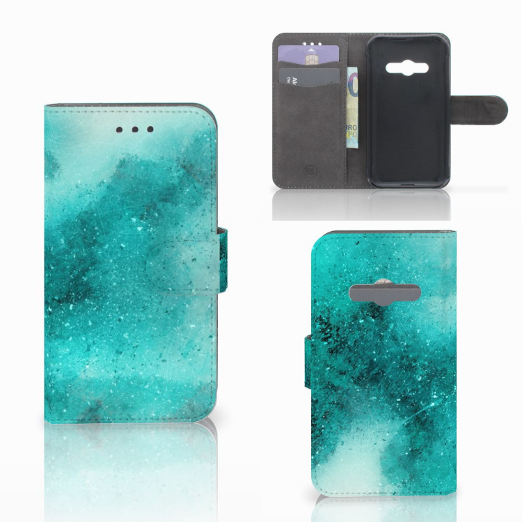 Hoesje Samsung Galaxy Xcover 3 | Xcover 3 VE Painting Blue