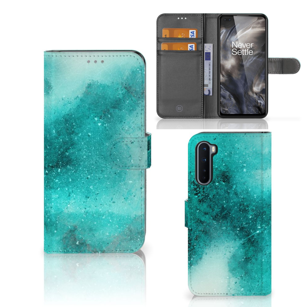Hoesje OnePlus Nord Painting Blue