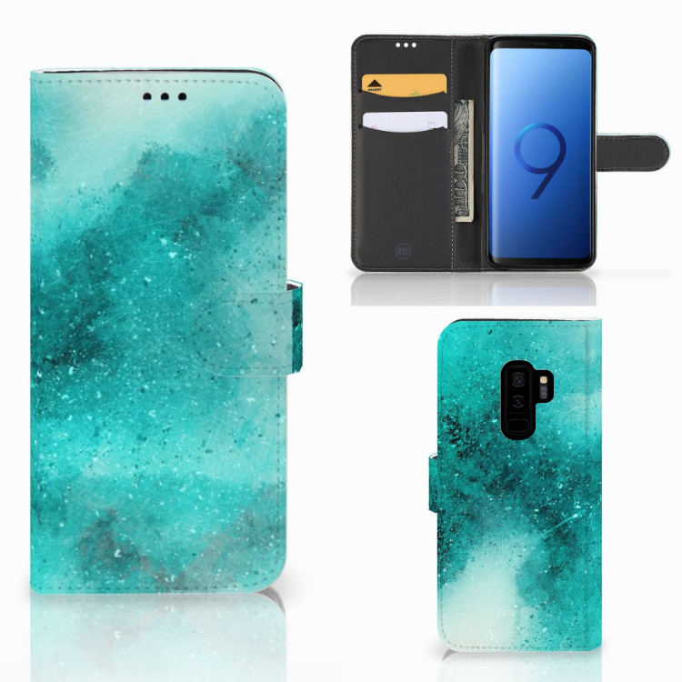 Hoesje Samsung Galaxy S9 Plus Painting Blue