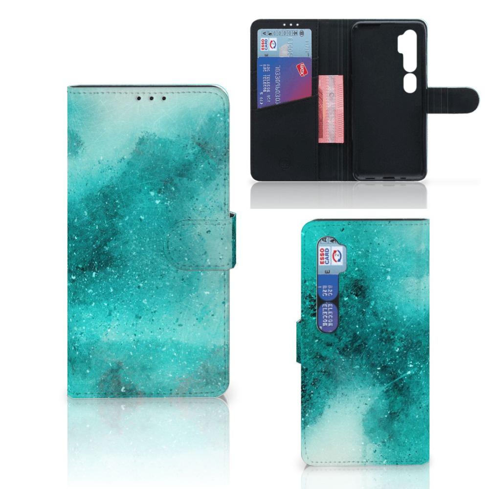 Hoesje Xiaomi Mi Note 10 Pro Painting Blue