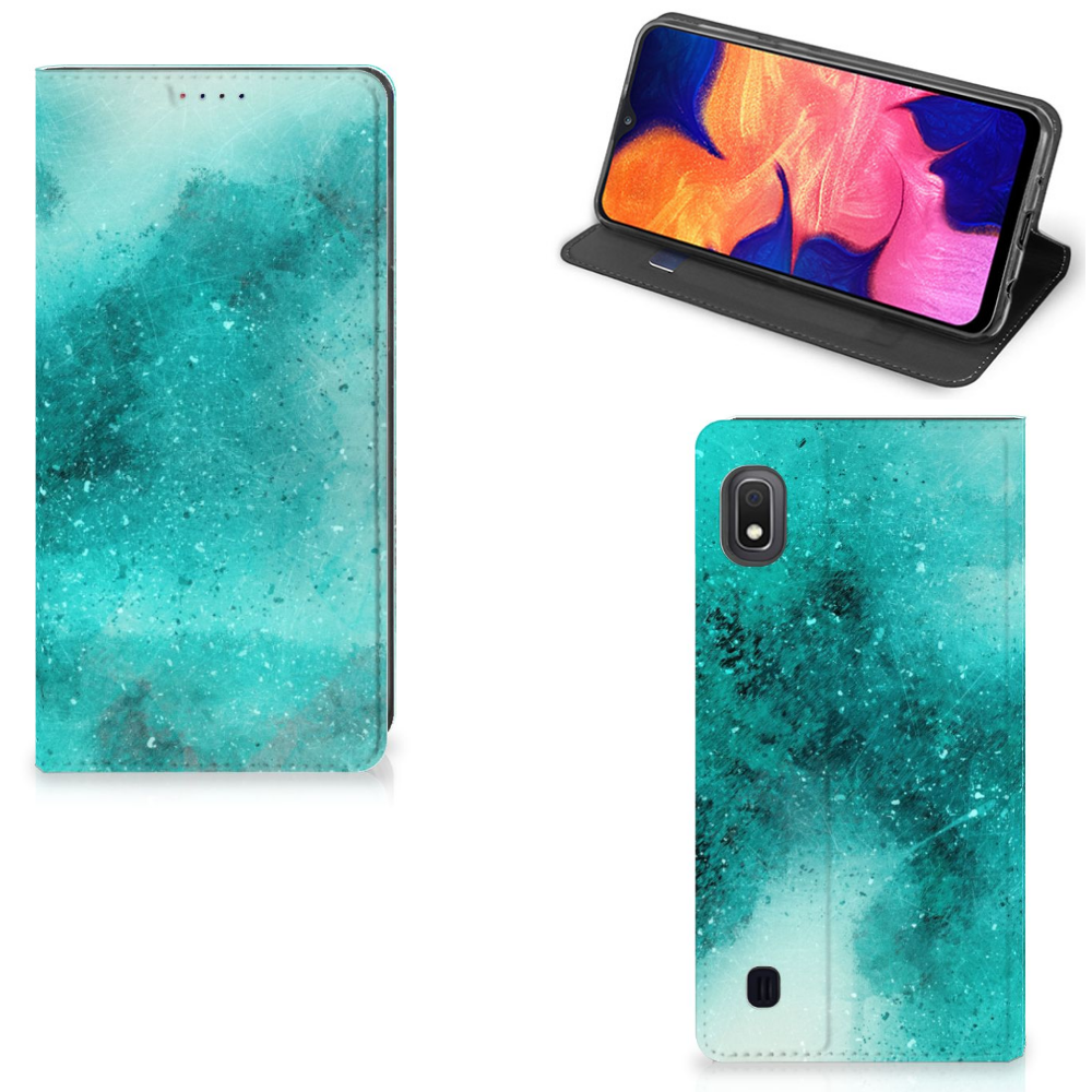 Bookcase Samsung Galaxy A10 Painting Blue