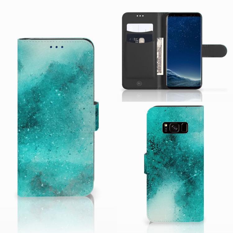 Hoesje Samsung Galaxy S8 Painting Blue
