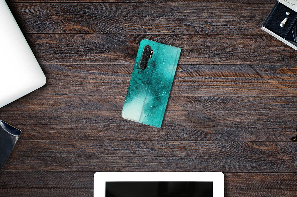 Bookcase Xiaomi Mi Note 10 Lite Painting Blue