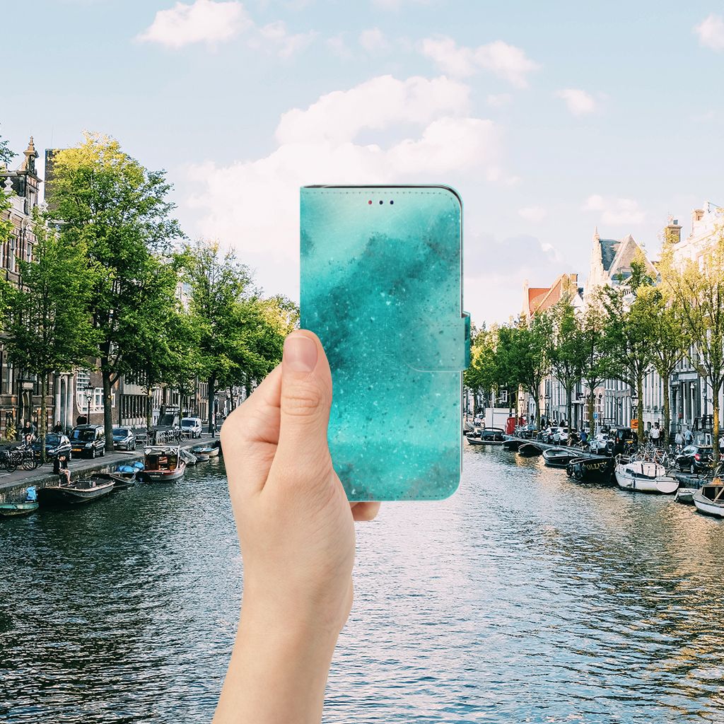 Hoesje Samsung Galaxy A10 Painting Blue