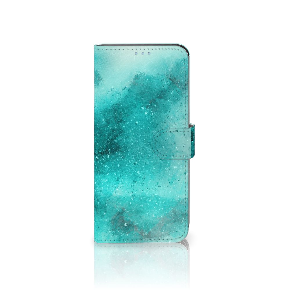 Hoesje Samsung Galaxy A21s Painting Blue