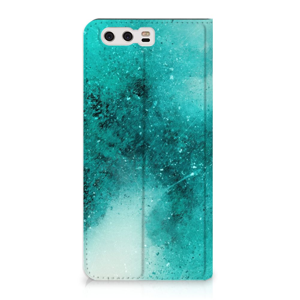 Bookcase Huawei P10 Plus Painting Blue