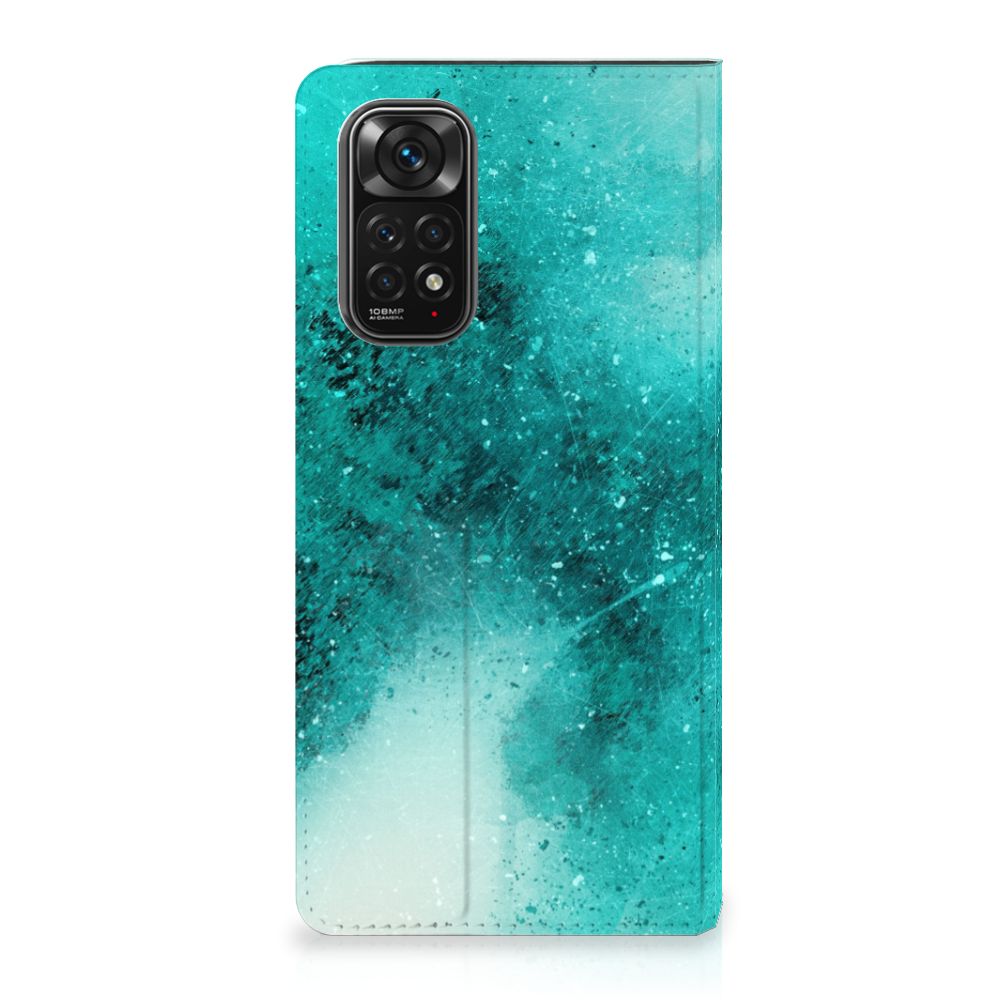 Bookcase Xiaomi Redmi Note 11/11S Painting Blue