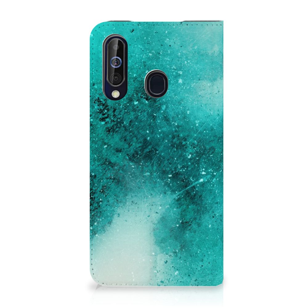 Bookcase Samsung Galaxy A60 Painting Blue
