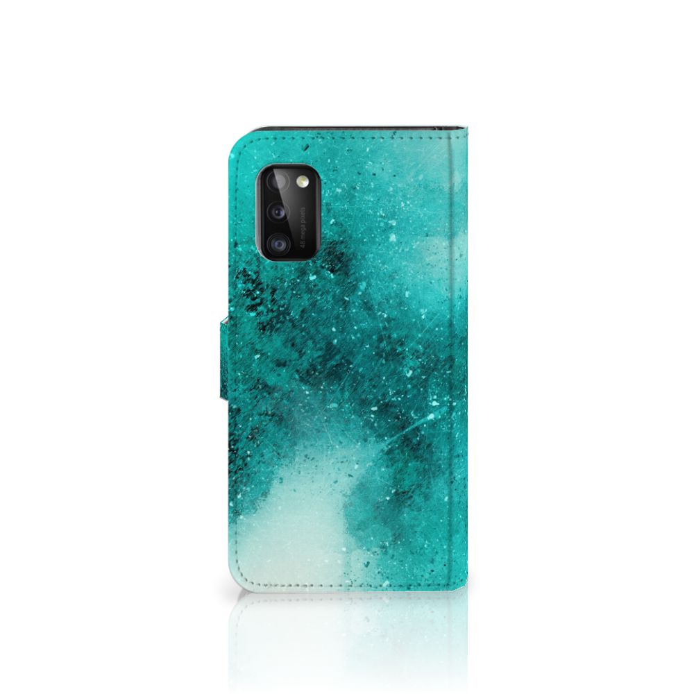 Hoesje Samsung Galaxy A41 Painting Blue