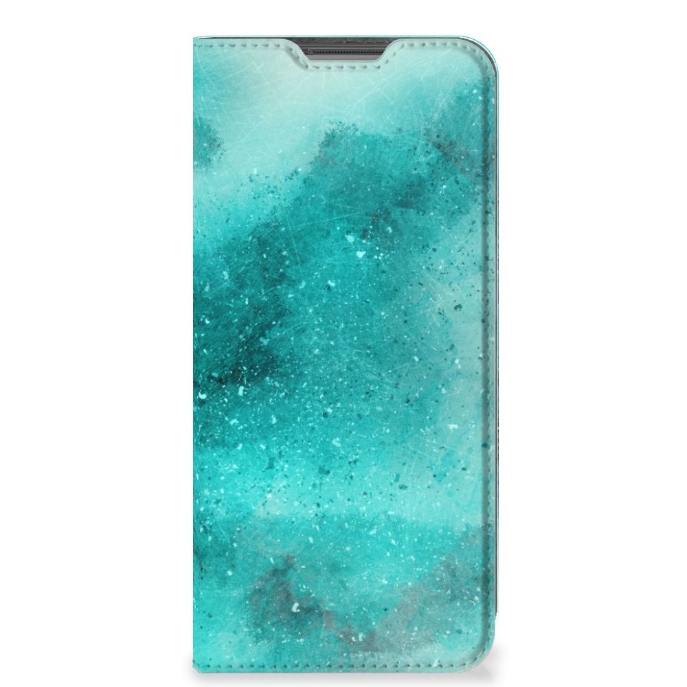 Bookcase OPPO A96 | A76 Painting Blue