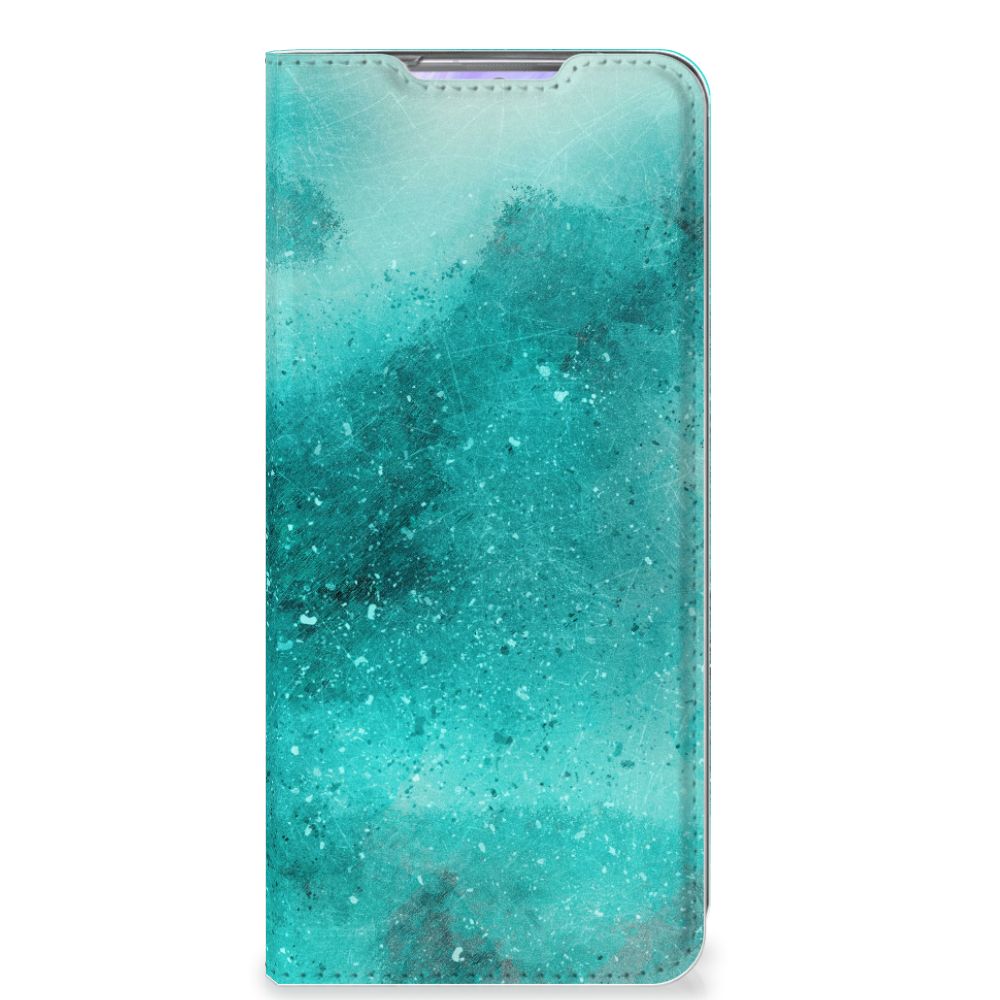 Bookcase Samsung Galaxy S20 Plus Painting Blue