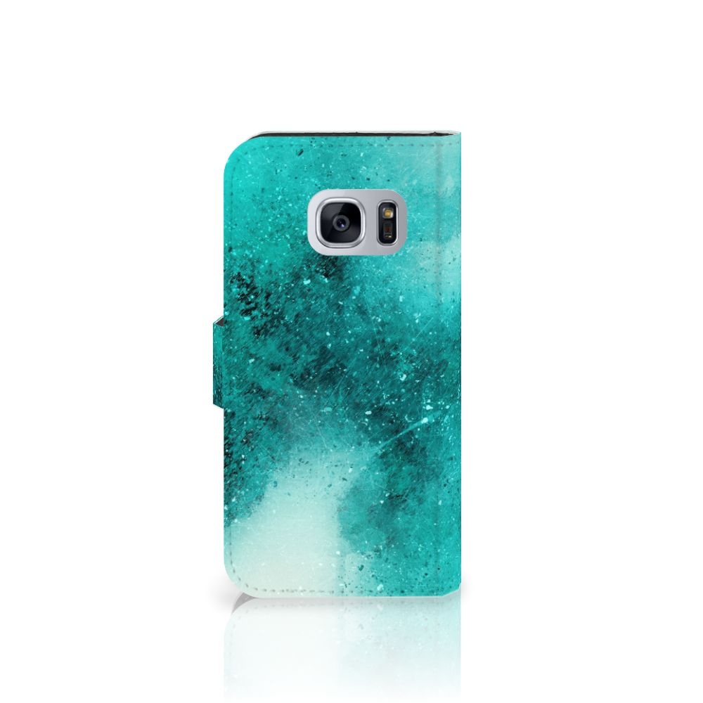 Hoesje Samsung Galaxy S7 Painting Blue