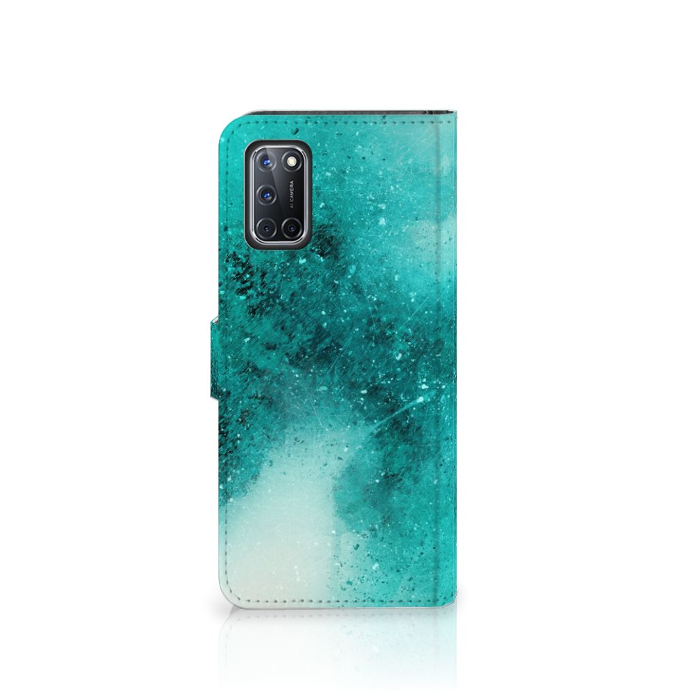 Hoesje OPPO A72 | OPPO A52 Painting Blue