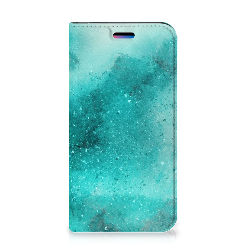 Bookcase Apple iPhone X | Xs Painting Blue