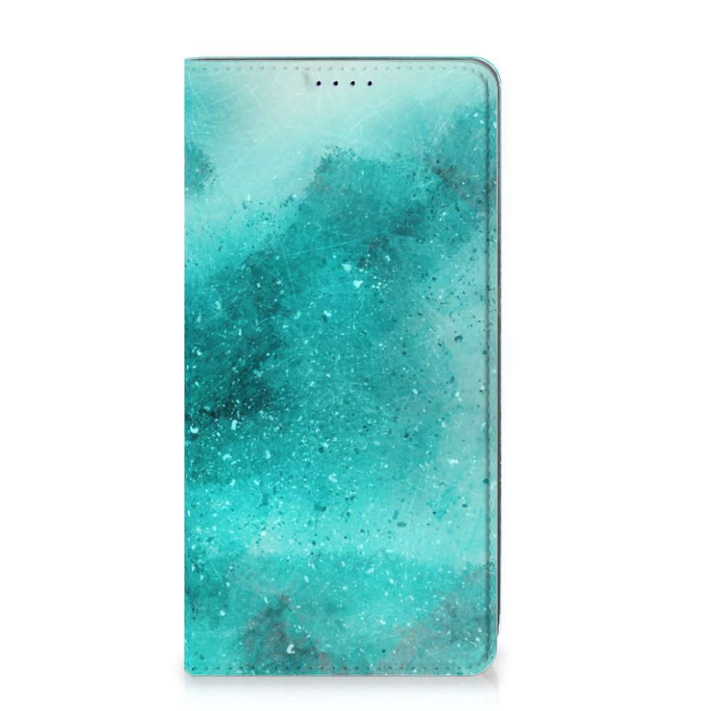 Bookcase Samsung Galaxy A50 Painting Blue