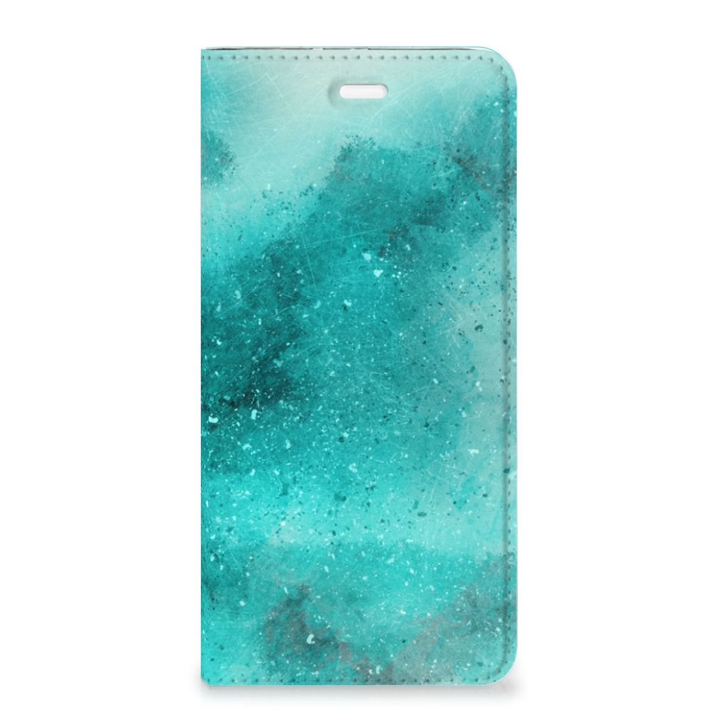 Bookcase Huawei P10 Plus Painting Blue