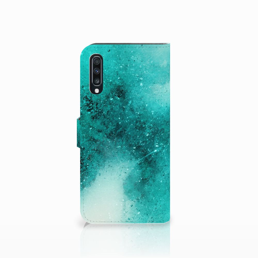 Hoesje Samsung Galaxy A70 Painting Blue