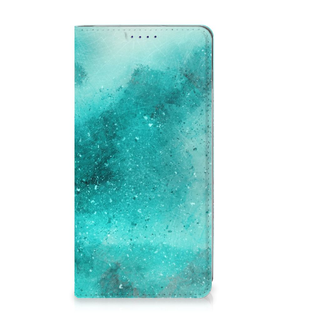 Bookcase Samsung Galaxy S10 Painting Blue