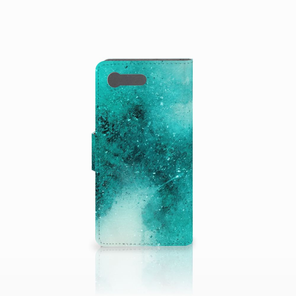 Hoesje Sony Xperia X Compact Painting Blue