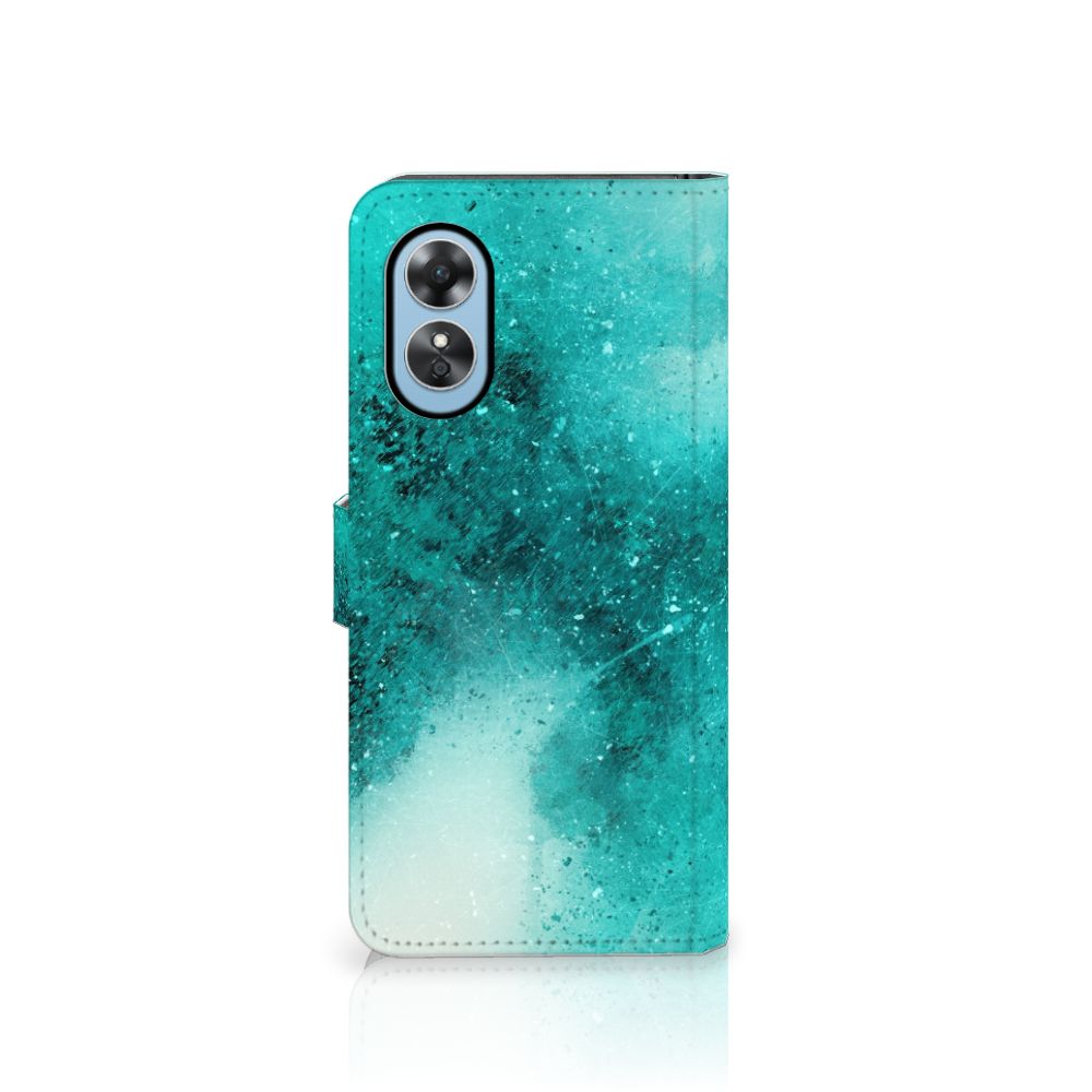 Hoesje OPPO A17 Painting Blue
