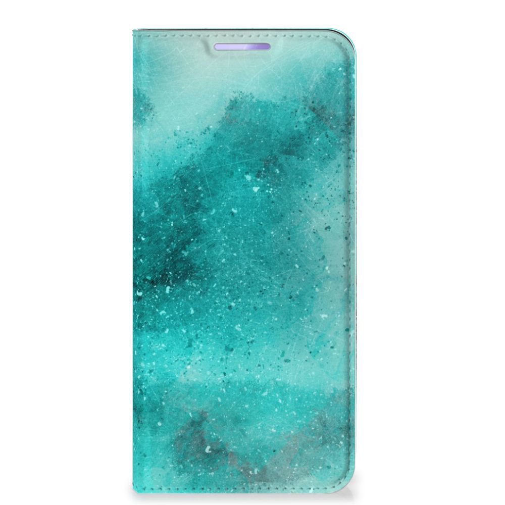 Bookcase OPPO Find X3 Lite Painting Blue