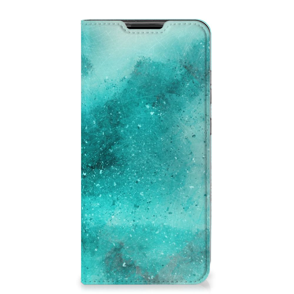 Bookcase Samsung Galaxy A72 (5G/4G) Painting Blue