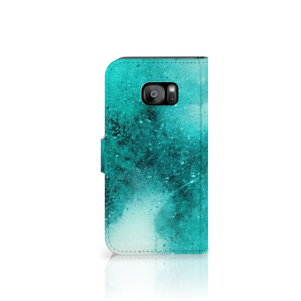 Hoesje Samsung Galaxy S7 Edge Painting Blue