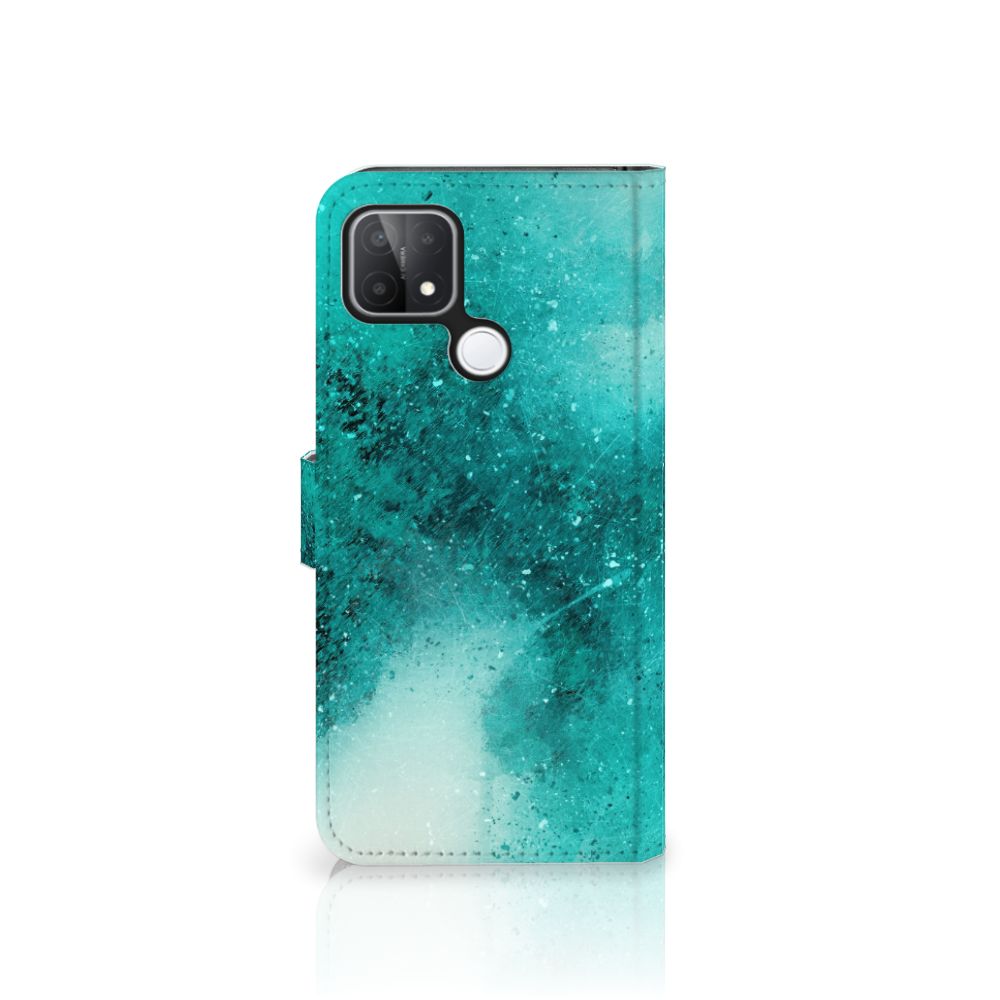 Hoesje OPPO A15 Painting Blue