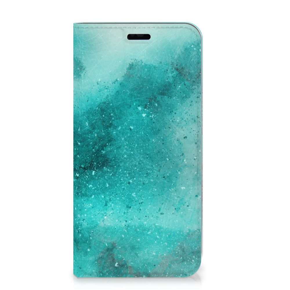 Bookcase Huawei P Smart Plus Painting Blue