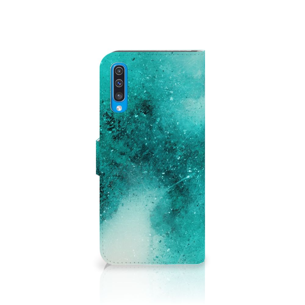 Hoesje Samsung Galaxy A50 Painting Blue
