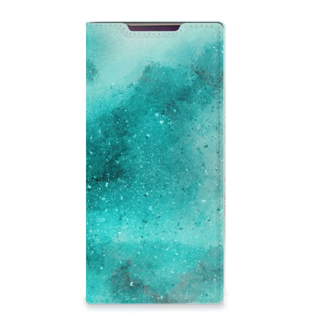 Bookcase Samsung Galaxy Note 20 Ultra Painting Blue