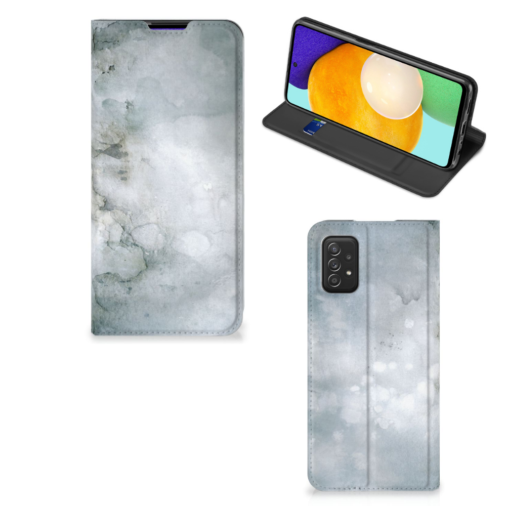 Bookcase Samsung Galaxy A03s Painting Grey