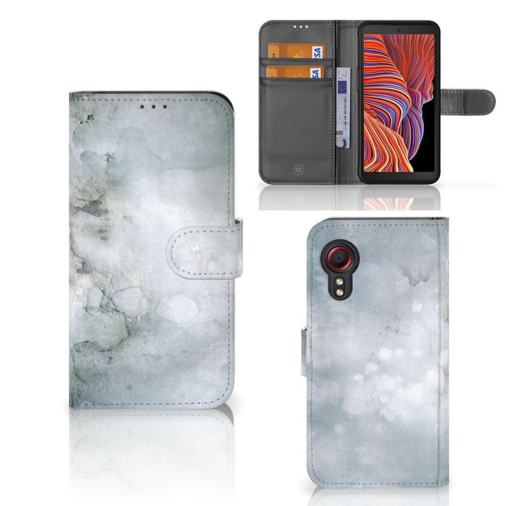Hoesje Samsung Galaxy Xcover 5 Painting Grey
