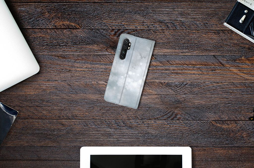 Bookcase Xiaomi Mi Note 10 Lite Painting Grey