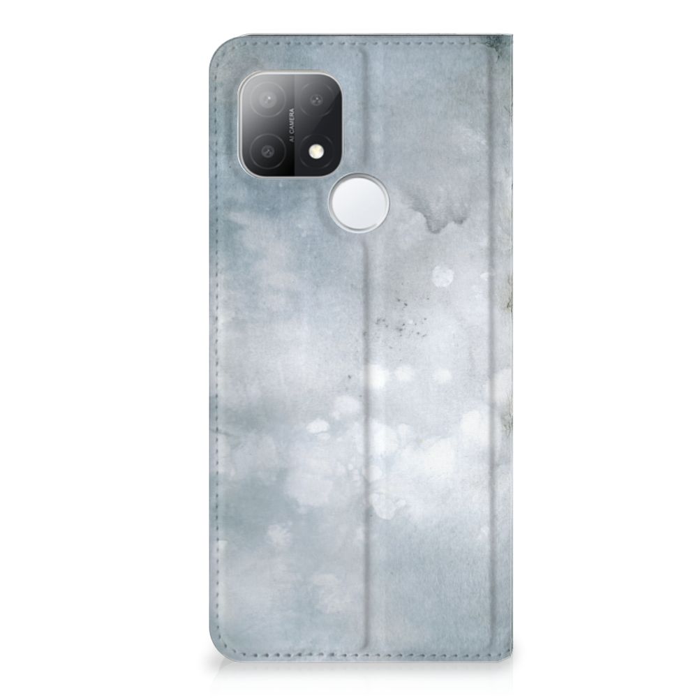 Bookcase OPPO A15 Painting Grey