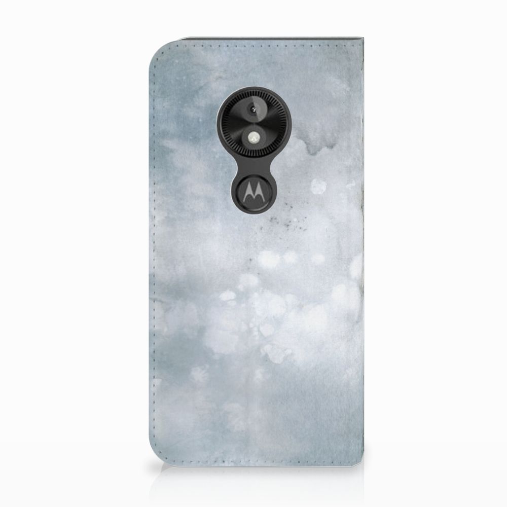 Bookcase Motorola Moto E5 Play Painting Grey