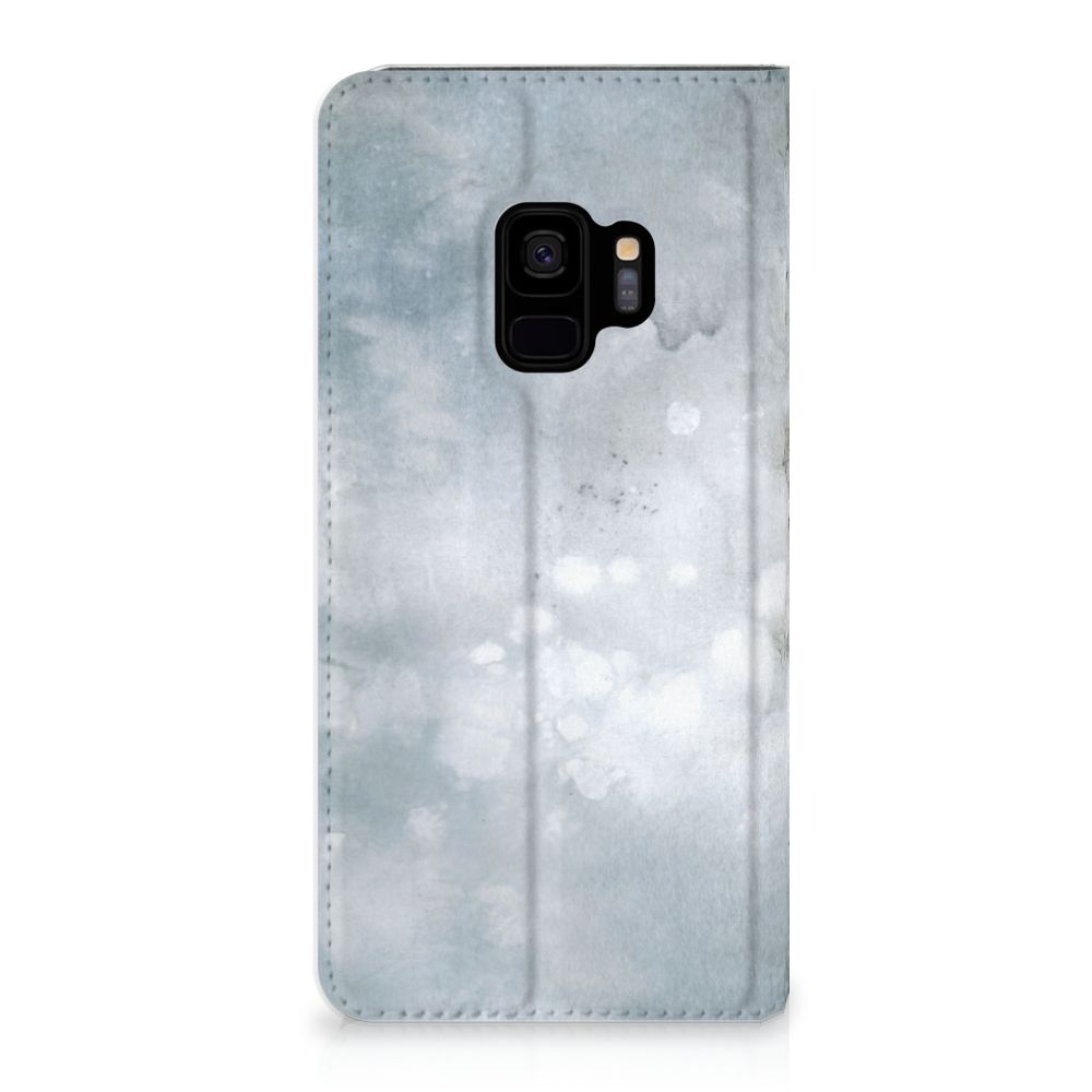 Bookcase Samsung Galaxy S9 Painting Grey