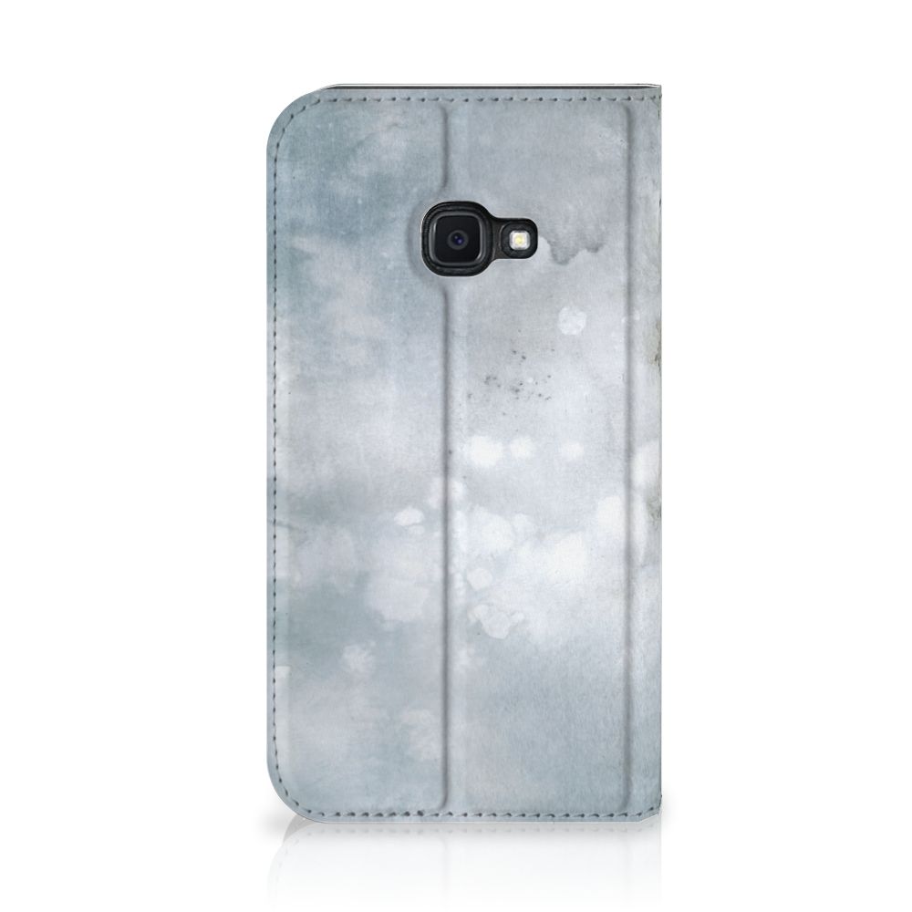 Bookcase Samsung Galaxy Xcover 4s Painting Grey