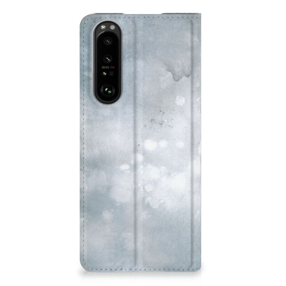 Bookcase Sony Xperia 5 III Painting Grey