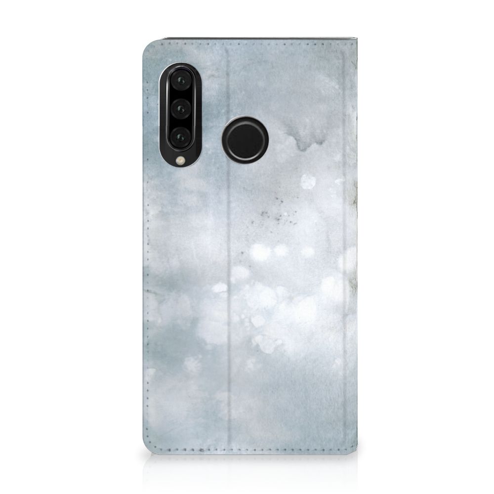 Bookcase Huawei P30 Lite New Edition Painting Grey