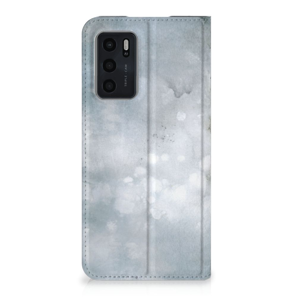 Bookcase OPPO A54s | A16 | A16s Painting Grey