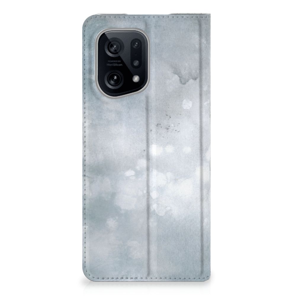 Bookcase OPPO Find X5 Painting Grey