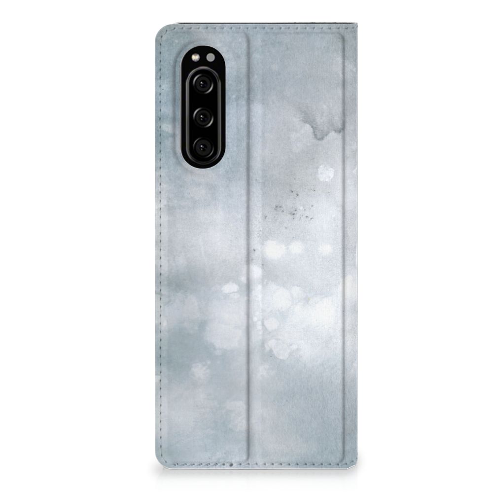 Bookcase Sony Xperia 5 Painting Grey