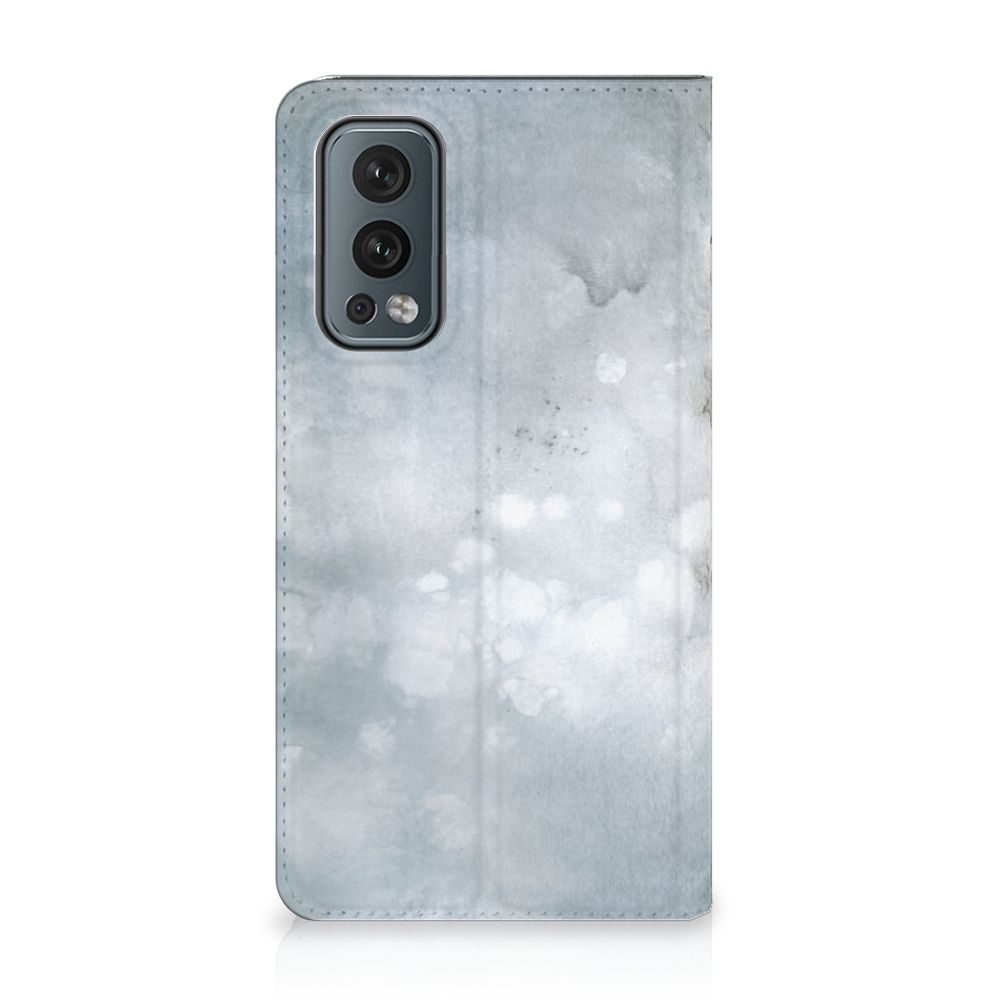 Bookcase OnePlus Nord 2 5G Painting Grey