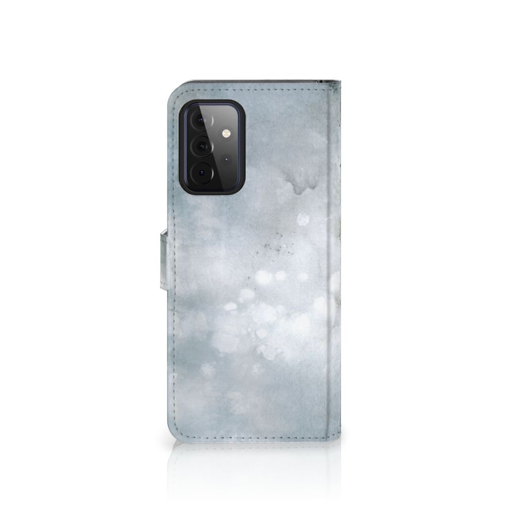Hoesje Samsung Galaxy A72 Painting Grey