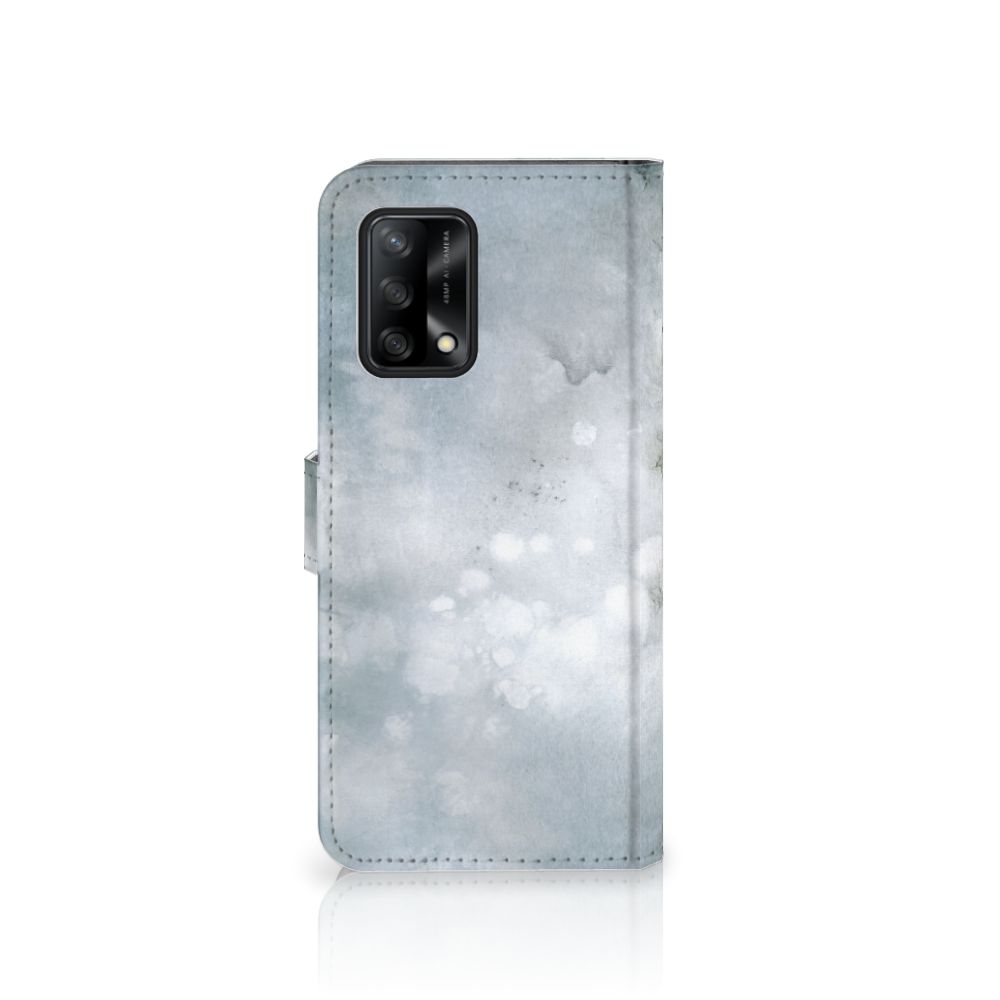 Hoesje OPPO A74 4G Painting Grey